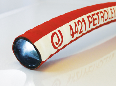 4421 TANK TRUCK HOSE - RED CORRUGATED 150 PSI by Jason Industrial