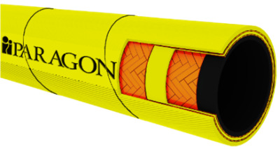YSAH AIR HOSE Yellow Steel Wire Hose 600PSI by Paragon