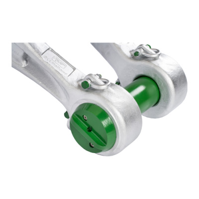 P-6043 - Green Pin Shackle BN, High Load Capacity grade 8 Shackle With Safety Bolt