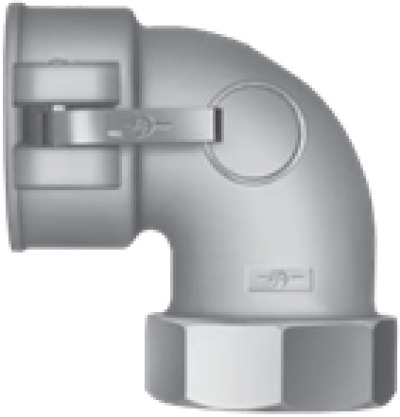 LD COUPLER X FEMALE NPT THREAD 90 DEGREE by PT Coupling