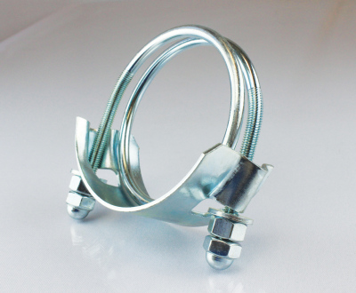 Double Bolt Hose Clamps for Corrugated Hose - CounterClockwise by Jason Industrial