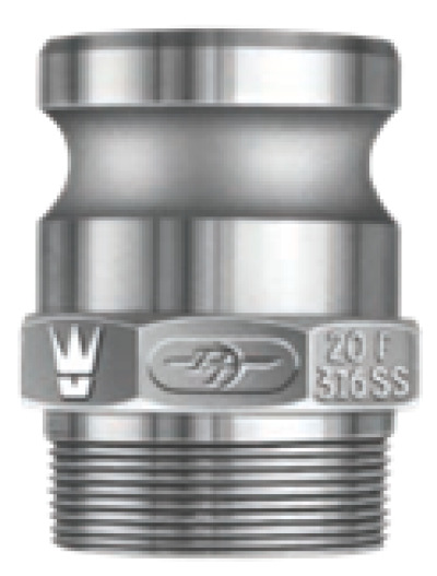 F-ADAPTER ADAPTER X MALE NPT THREAD by PT Coupling