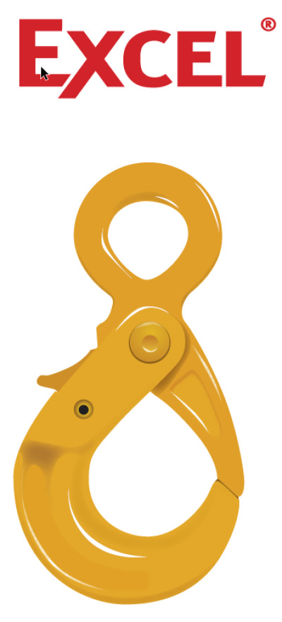 GKO - EXCEL Eye Self Locking Hook, Grade 8