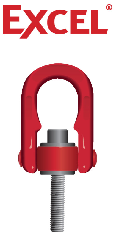 ADAL - EXCEL Rotating Hoist Ring LongerLlength, Grade 8
