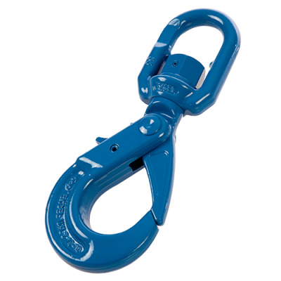 UXLE - Green Pin Swivel Self Locking Hook SE GR10, Grade 10