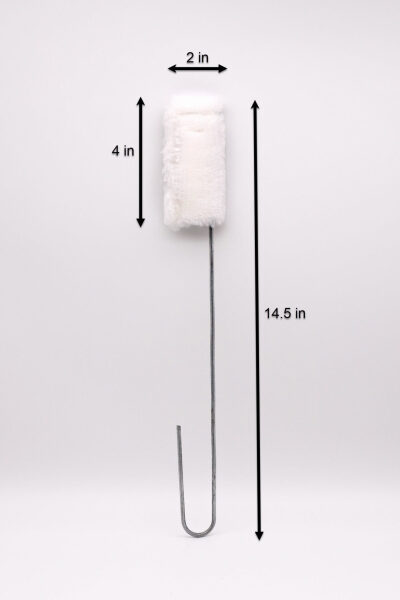 Flatie - 3/8" nap Flat Swab Brush