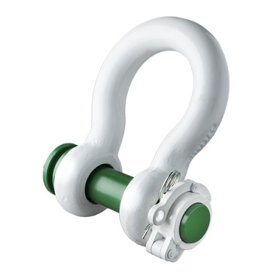 P-5365 - Green Pin Shackle, Release ROV Shackle (grade 8) With Locking Clamp