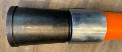 YPUC/OPUC 4" or 5" CONCRETE HOSE Assembly Layflat TPU Concrete & Mortar by Paragon