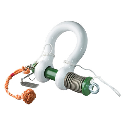 P-5367 - Green Pin Shackle, Release ROV Shackle (grade 8) With Spring