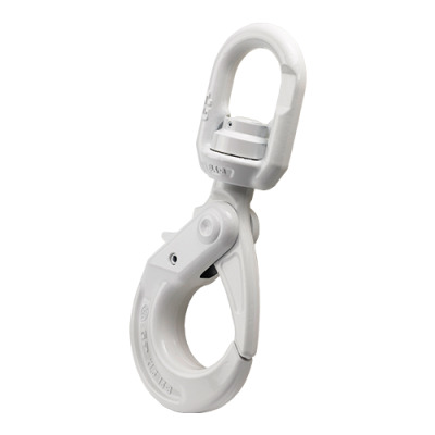 XLE - Green Pin Swivel Self Locking Hook SE EN1677-3 GR8, Grade 8