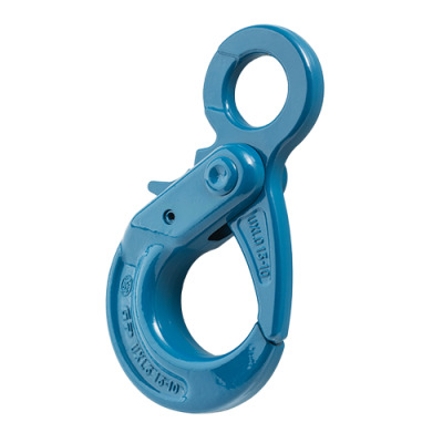 UXLO - Green Pin Eye Self Locking Hook E, Grade 10
