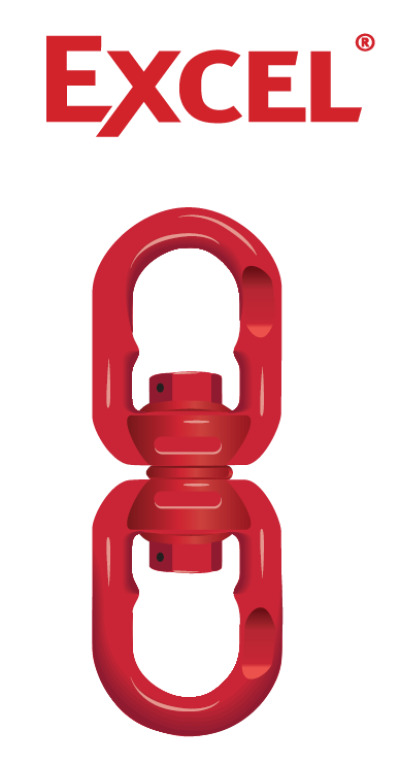 ELR - EXCEL Needle bearing swivel, Eye-Eye, Grade 8
