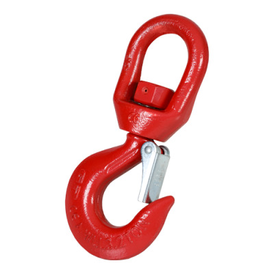 P-6703A Green Pin Swivel Hooks with Safety Latch, Grade 8